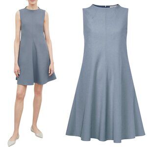 M.M. Lafleur, Women’s ‘The Malala’ Dress, A-Line Sleeveless, Steele Blue Size 10